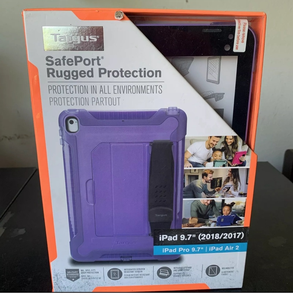 Targus Safeport Rugged Case For 9.7 inch iPad Pro / iPad Air 2 Purple THD20007GL